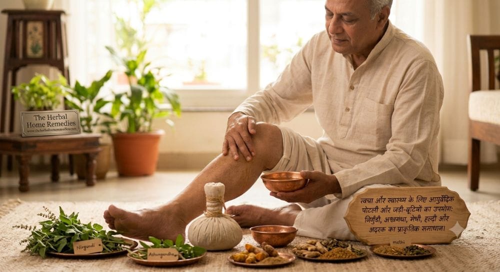 जोड़ों के दर्द के आयुर्वेदिक घरेलू नुस्खे - तेल मालिश और पोटली सिकाई