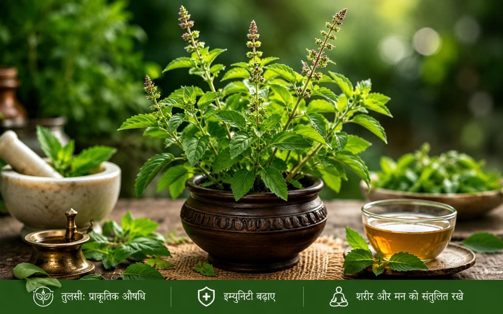 भारतीय परंपरा में तुलसी :Ocimum tenuiflorum (Holy Basil) का महत्व, पारंपरिक उपयोग और महत्वपूर्ण जानकारी