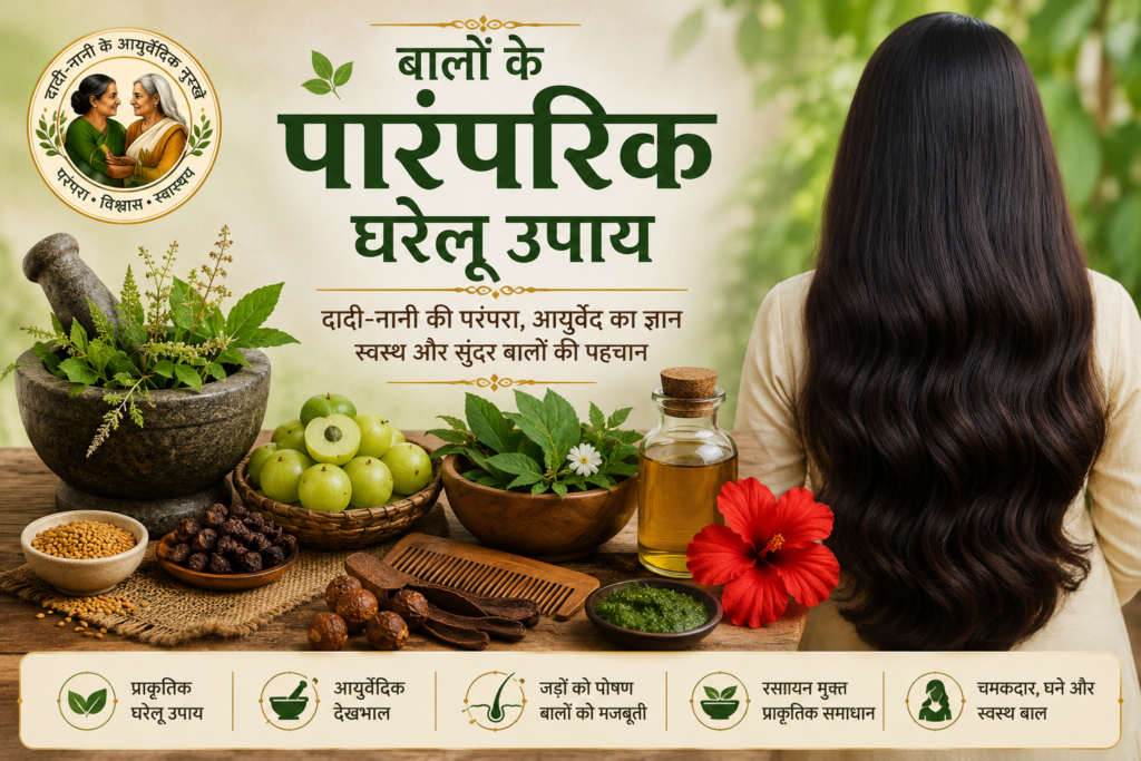 बालों की समस्याओं के आयुर्वेदिक घरेलु नुस्खे